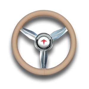 polyurethane-coated power boat steering wheel