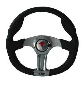 polyurethane-coated power boat steering wheel