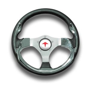 polyurethane-coated power boat steering wheel