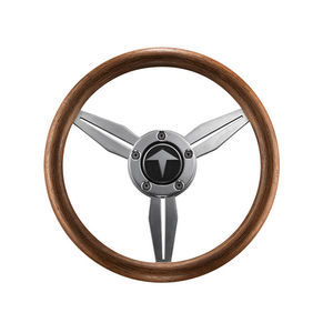 polyurethane-coated power boat steering wheel