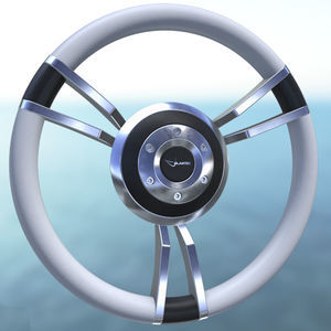 stainless steel power boat steering wheel