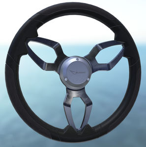 polyurethane-coated power boat steering wheel