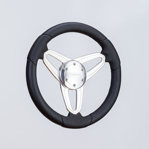 polyurethane-coated power boat steering wheel 1
