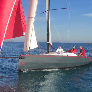 cruising sailboat