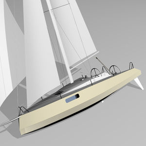 cruising sailboat