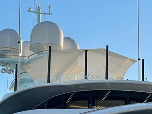 yacht awning pole