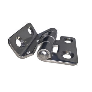 boat hinge / for yachts / for ships / polished stainless steel