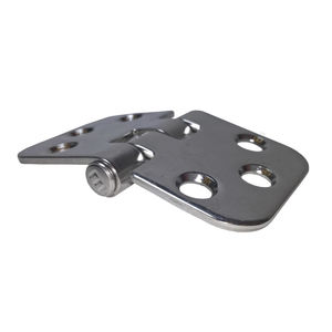 boat hinge / for yachts / for ships / polished stainless steel