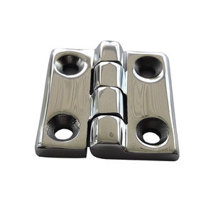 boat hinge / for yachts / for ships / polished stainless steel