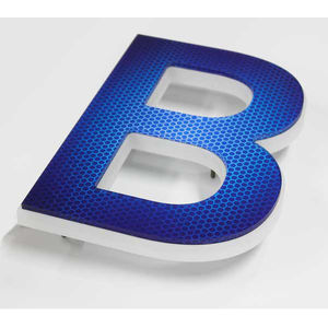 boat lettering / acrylic / illuminated