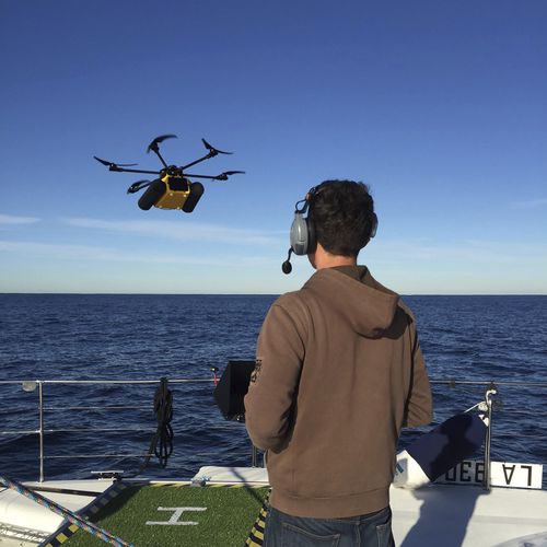 Hexacopter drone - HEXH2O - QuadH2O - aerial photography / floating
