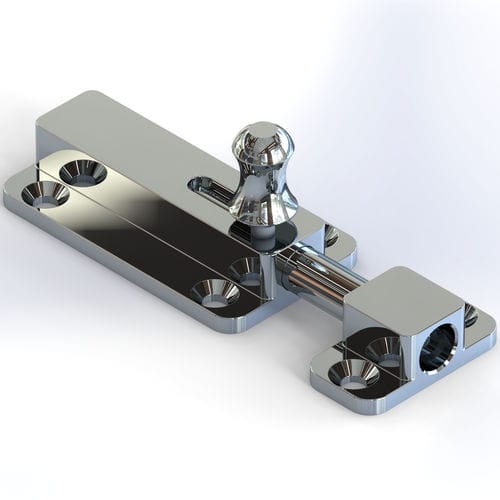 Boat latch - YLSCHRR - YACHT LUXURY STYLE - for ships / sliding bolt / lever-operated