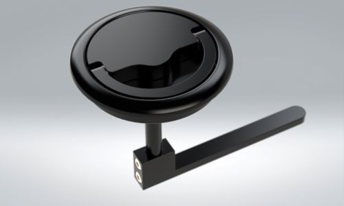 Boat latch - YLSA70FV - YACHT LUXURY STYLE - for ships / keyed / lever-operated