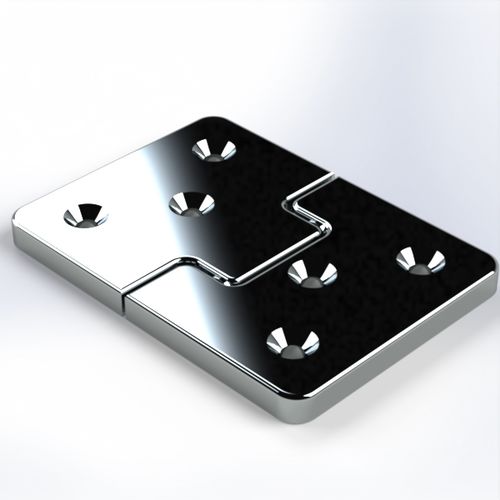 Boat hinge - YLSCLF60OCT - YACHT LUXURY STYLE - for yacht / for sailboats / universal