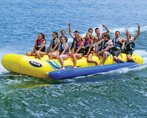 12-person max. towed banana buoy - Water Taxi - CUSTOM CHUTES - double