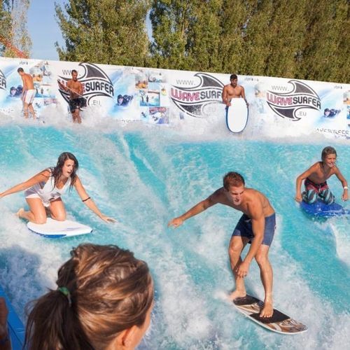 Custom-made artificial surfing machine - 3 jets - WAVESURFER - outdoor