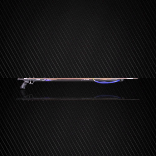 Speargun with shock cord - Simple  - BleuTec - carbon