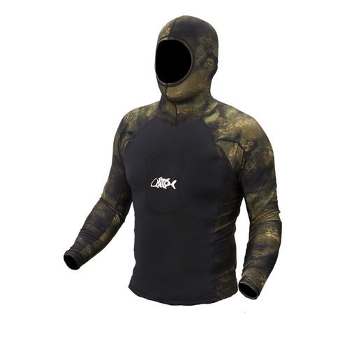 Hooded rash guard Hatch Customs longsleeve