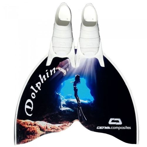 Freediving monofin - Dolphin  - Cetma Composites Srl - fiberglass / full-foot