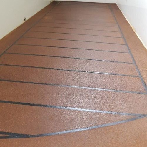 Non-slip decking - Deckfab - cockpit linings / synthetic teak / teak-effect