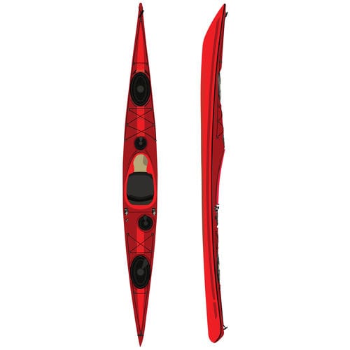 Expedition kayak Beaufort Skim Kayaks sea / adult / solo