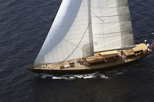 Cruising sailing super-yacht - SIMBA - TURQUOISE YACHTS - 8-cabin / with deck saloon / wooden