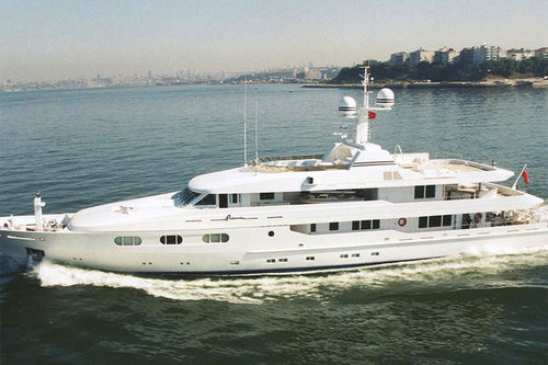 Cruising mega-yacht - PETARA I - TURQUOISE YACHTS - wheelhouse / steel