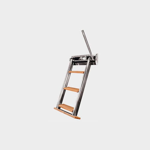 Yacht ladder - Ruby - GZ NAUTIC DIVISION - retractable / swim / platform