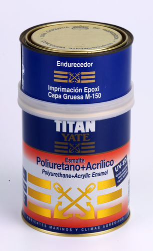 Polyurethane paint - 078 4290 - industrias titan sau - two-component / acrylic / satin