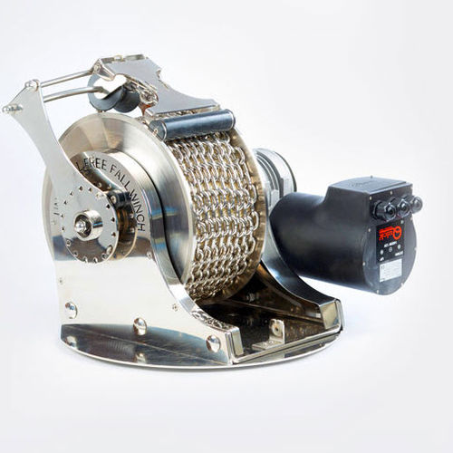 Boat winch UFFW 3000 Universal Free Fall Winch Pty Ltd anchor