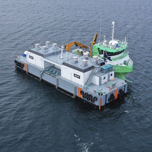 Barge special vessel - Center SeaFarm Feeder Center 500 - scaleaq - feeder ship