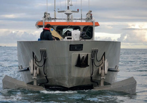 Work boat - Multi Cleaner 128 - Efinor Sea Cleaner - work barge / oil spill recovery boat / waste recovery barge