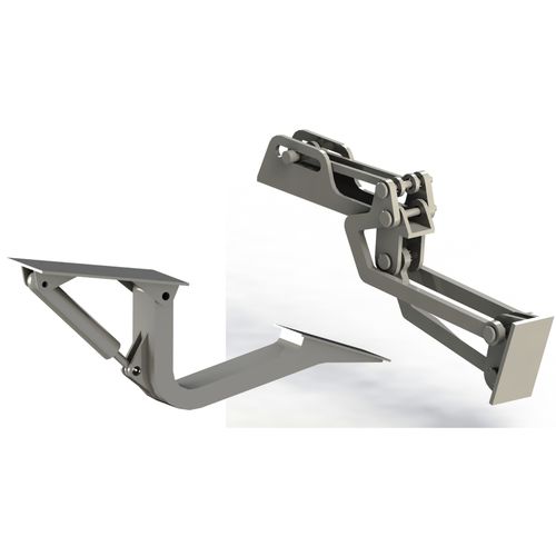 Yacht hinge - H1 - CARBON EQUIPMENT ltd - universal / for doors / aluminum