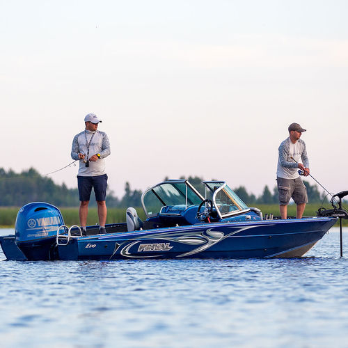 Outboard bass boat - 550 EVO - BoatLab LLC - dual-console / sport-fishing / aluminum