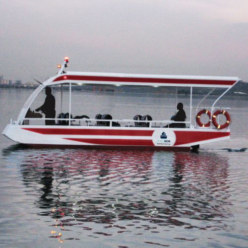 Sightseeing boat - 8m - marinnor - electro solar / aluminum