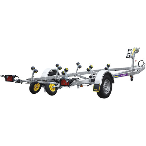 Road trailer - V750 - PEGA - launching / for boat / roller