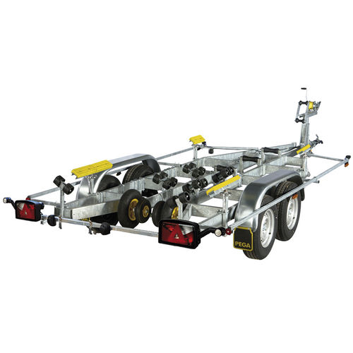 Road trailer - W-MP2000 - PEGA - launching / for boat / roller