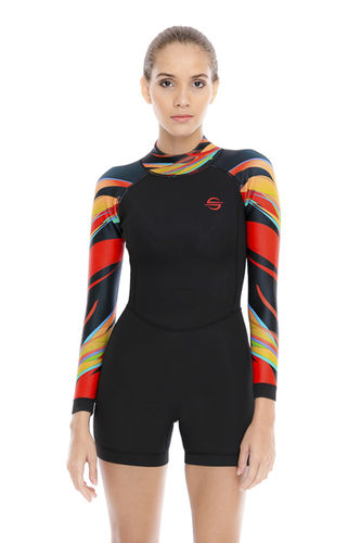 Watersports wetsuit - Attina  - Platinum Sun - full / long-sleeve / shorty