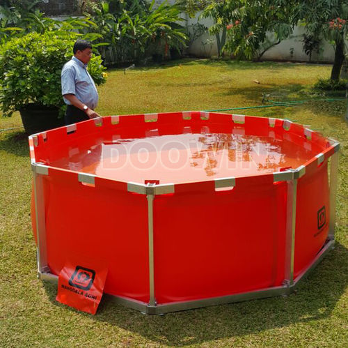 Water tank - ST series - DOOWIN - Underwater Lift Bags & Water Weight Bags - temporary storage / with frame / mobile