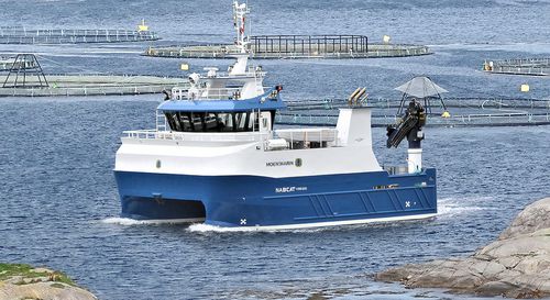 Aquaculture boat - NabCat 1499/1200 MD - Moen Marin AS - catamaran / inboard
