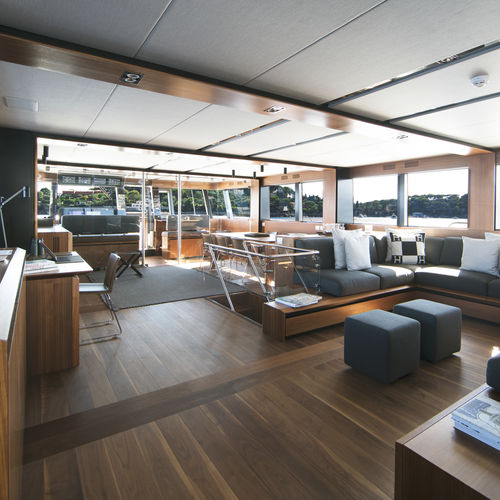 Yacht floor covering WALNUT USA mafi Naturholzboden GmbH for boats