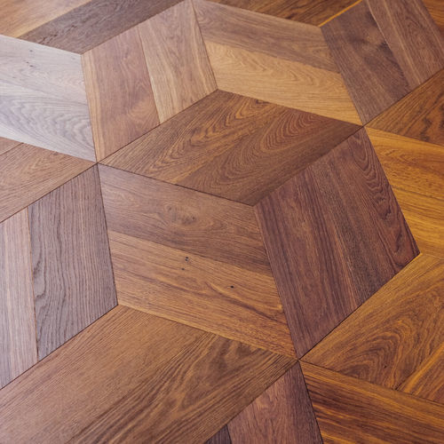 Yacht floor covering - OAK Vulcano Hexagon - mafi Naturholzboden GmbH - for ships / for boat