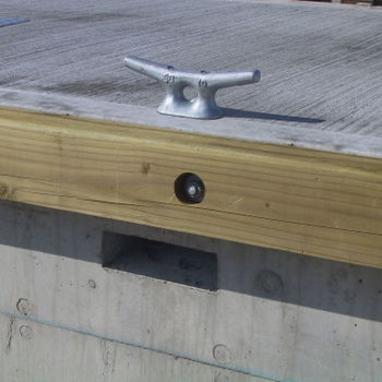 Boat deck cleat - Quayside - International Marine Floatation Systems, Inc. (IMFS) - flat