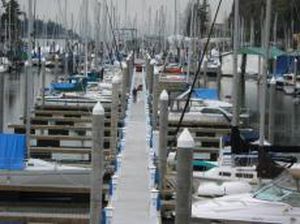 Concrete dock finger - Thunderbird - International Marine Floatation Systems, Inc. (IMFS) - piling-supported