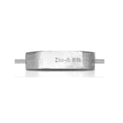 Boat sacrificial anode - N16 - ZINC-IT - for ships / zinc