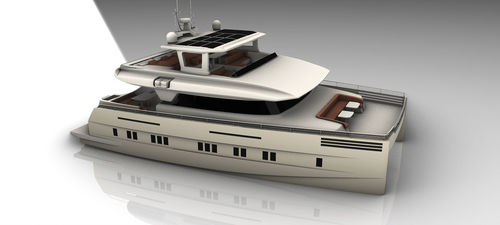 Catamaran motor yacht - MAGIC 65 - ARC Yachts - cruising / flybridge / hybrid