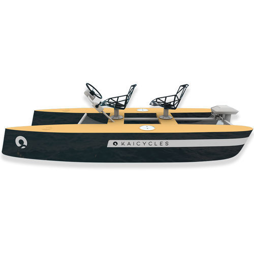 Catamaran small boat - FLY - KAICYCLES™ - outboard / electric / center console