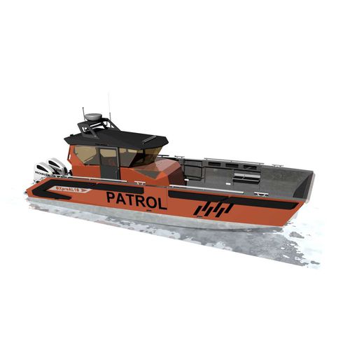 Patrol boat - OXpro AL10 - Hatløy Maritime AS - rescue boat / work boat / dive support boat