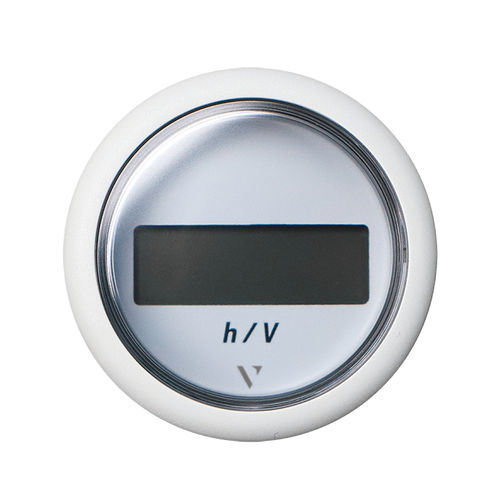 Boat indicator - Engine Hour Counter + Voltmeter 52mm - VERATRON - for ships / for sailboats / multi-function