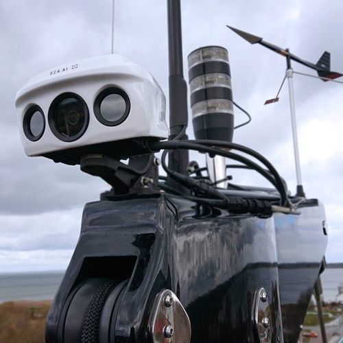 Night vision video camera - Competition 640 - SEA.AI - for collision avoidance / for racing sailboats / thermal